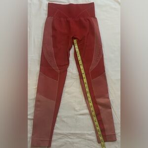 Gymshark Red Turbo Seamless Leggings